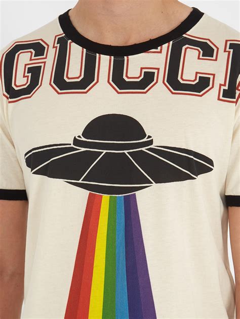 gucci ufo t shirt|Gucci belt shirt real.